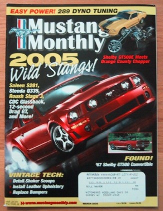 MUSTANG MONTHLY 2005 MAR - TUNERS DO THE NEW '05s